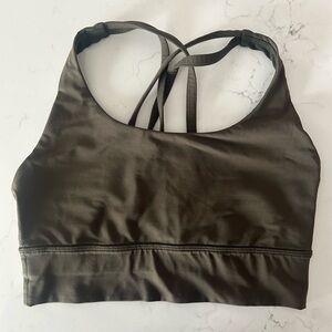 Lululemon - Energy Bra Long Line - Dark Olive